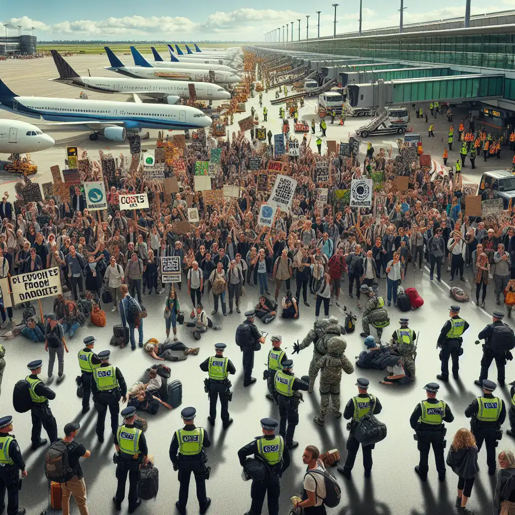 Germany Airport Protest Cancels 100+ Flights Amid Fossil Fuel Debate