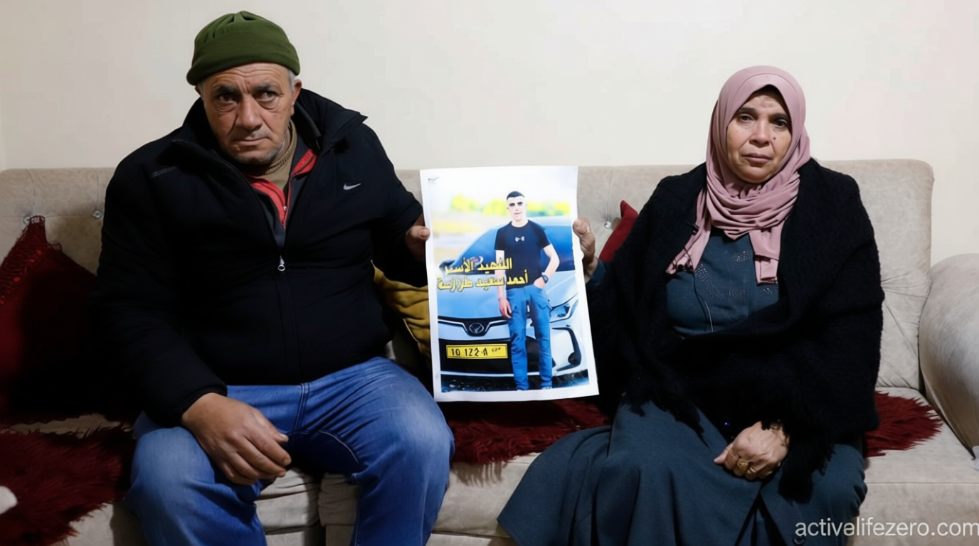 They were forced to hand one son over to the Israeli army in return for another. Eight months later he was dead in prison