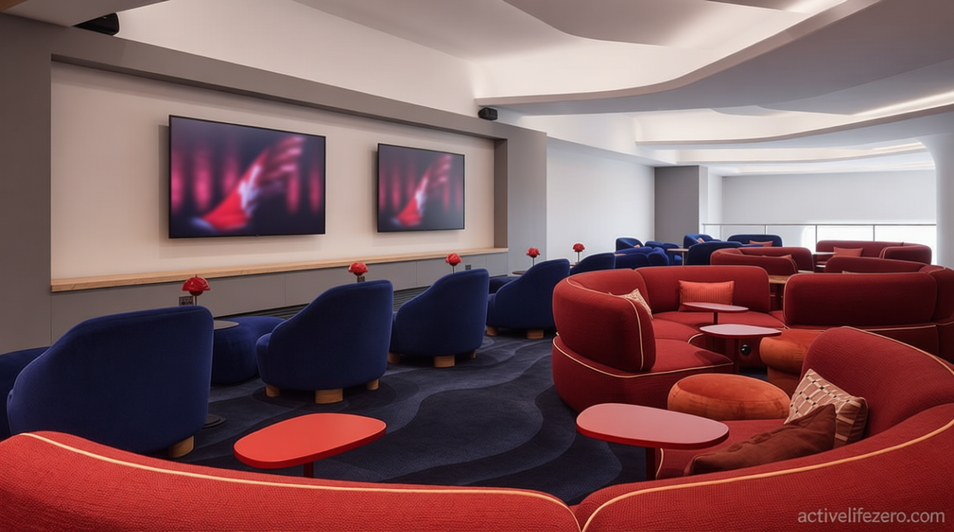 Virgin Atlantic unveils its revamped lounge at Heathrow – with new cinema, work pods and SPA