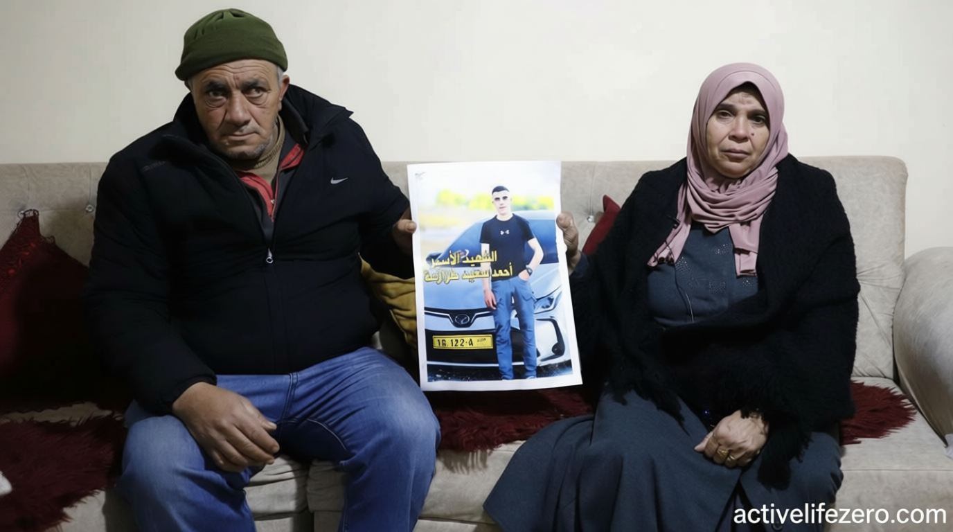 They were forced to hand one son over to the Israeli army in return for another. Eight months later he was dead in prison