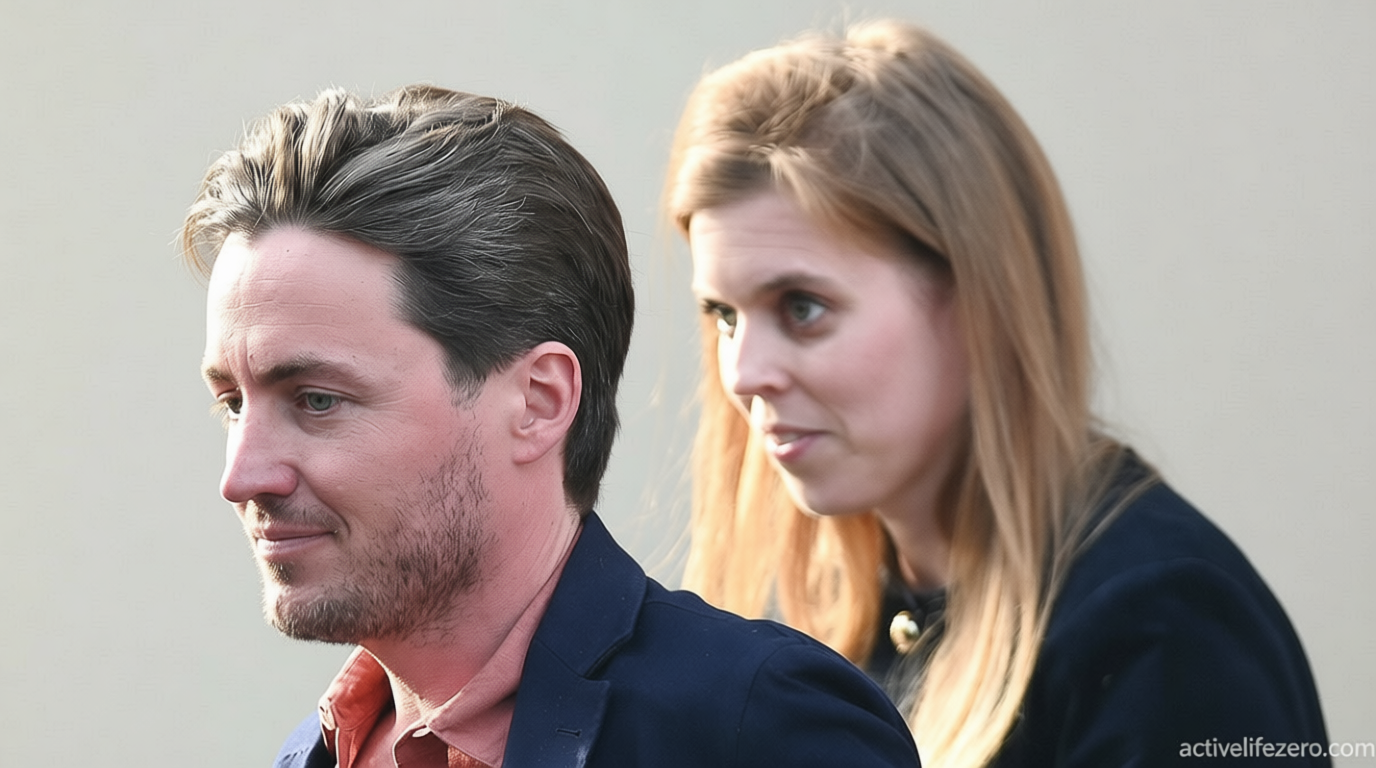 Princess Beatrice puts on united front with husband Edo during lunch out amid fears her ‘marriage is in trouble’ in wake of Epstein scandal