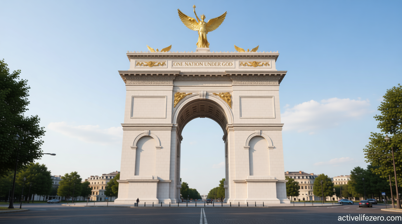 Trump arch moves ahead — but monument loses eight feet and four lions