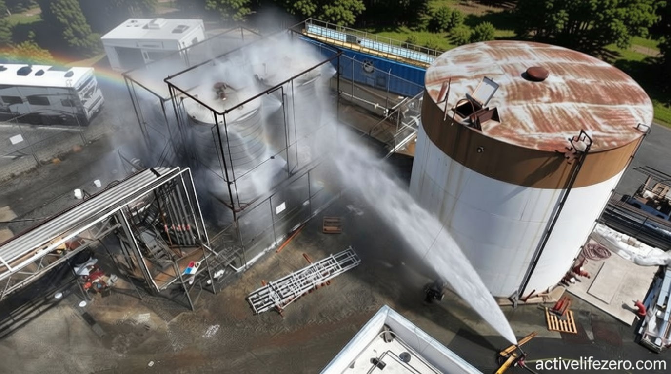 40,000 residents under evacuation orders in Southern California as tank containing toxic chemical at risk of explosion