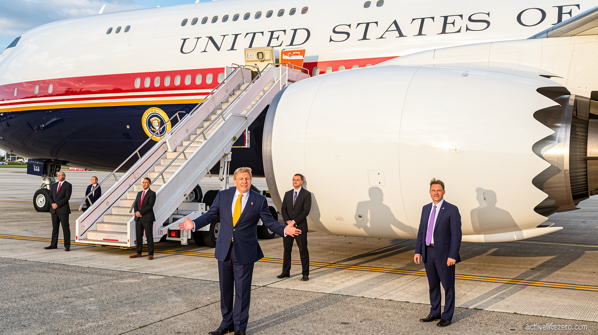 Security concerns prompted Trump to depart Turkey on older plane while sending Qatari-donated jet ahead, officials say