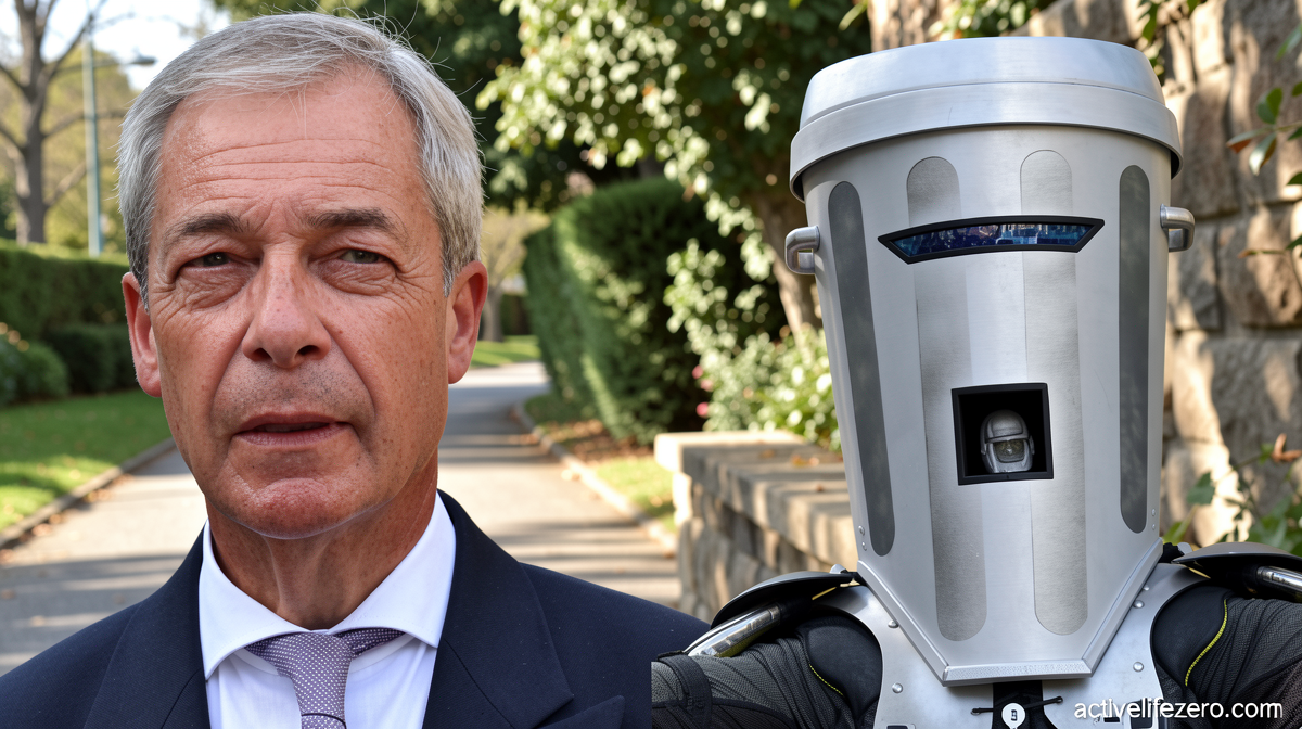 Farage left fighting a trash can as the UK populist leader’s election gamble backfires