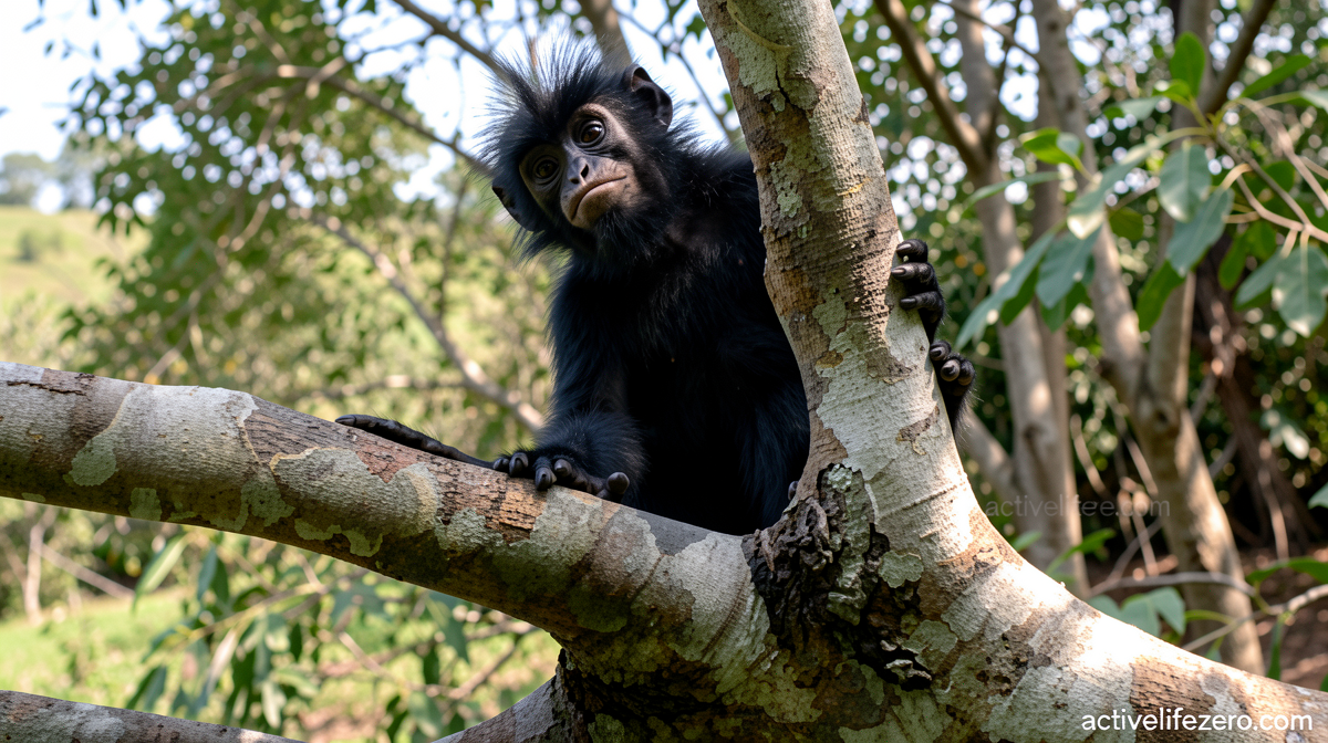 Monkey with orange lips identified as newfound species