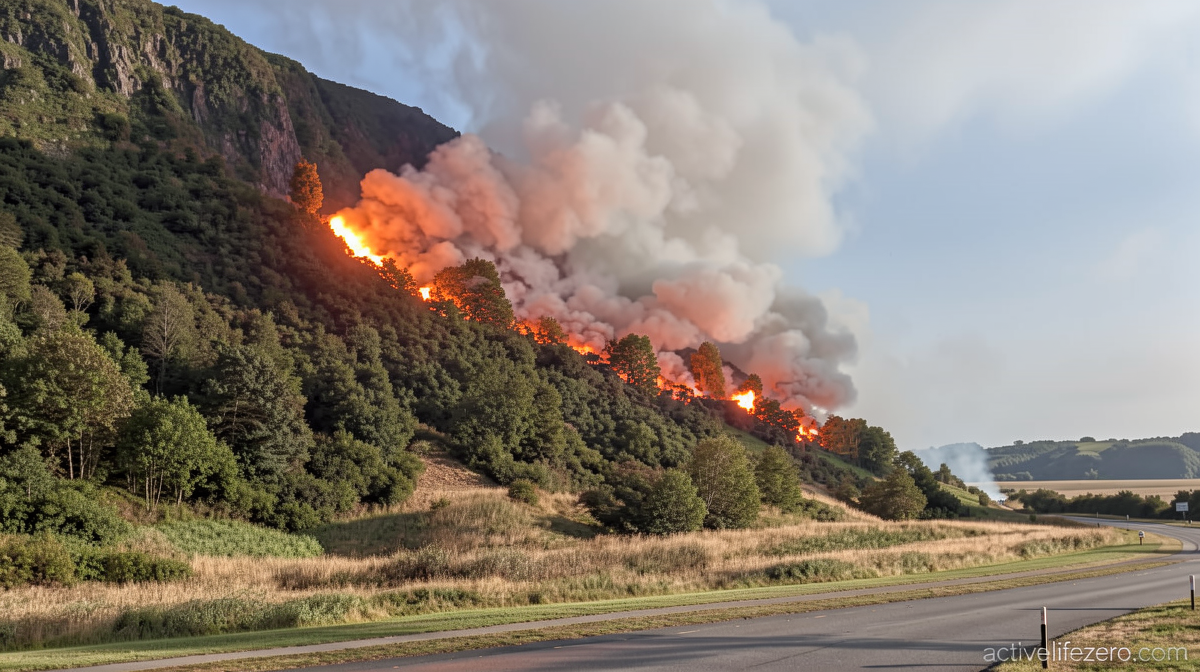 Firefighters battle blaze on Arthur’s Seat in the heart of Edinburgh