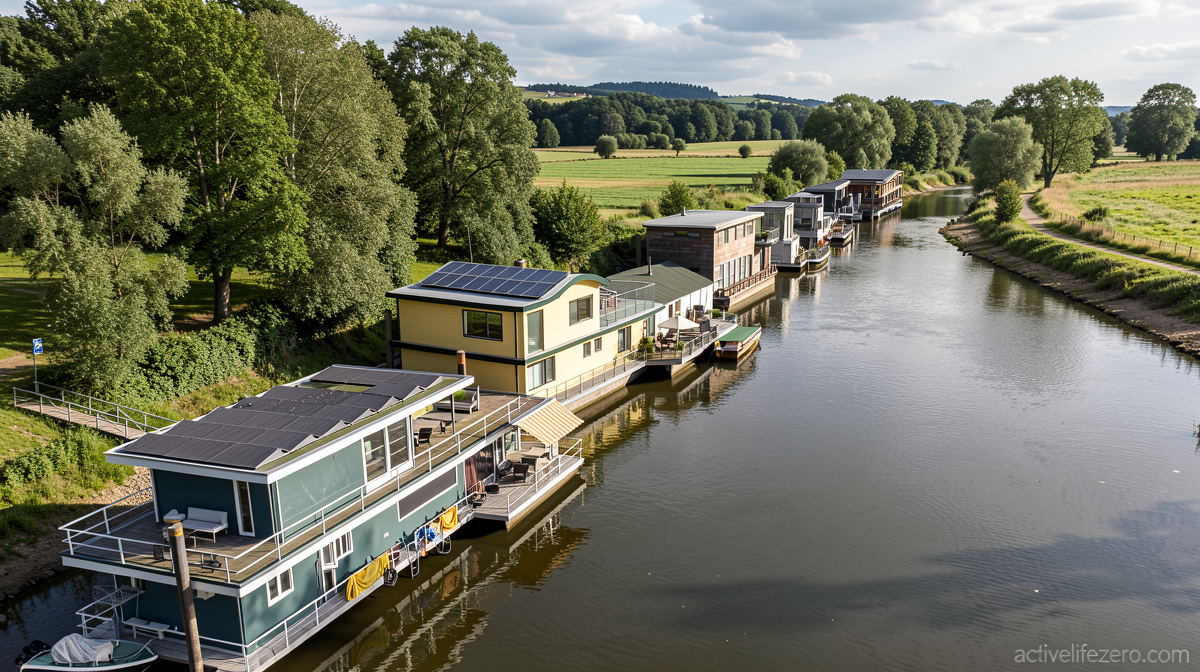 Stranded houseboats and grounded cruise ships: Europe’s rivers are shrinking amid heat and drought