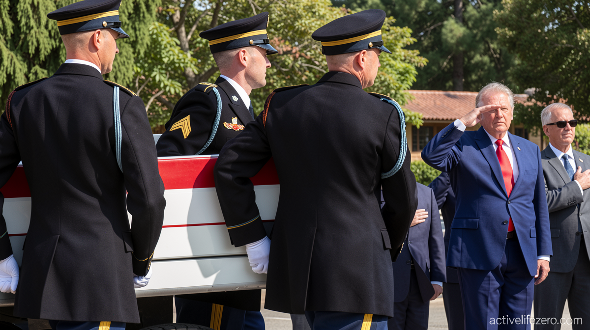 Trump greets the fallen as he faces a decision point on Iran