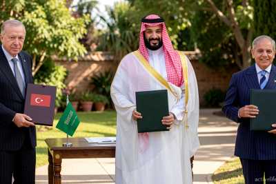 Saudi Arabia turns to Muslim military heavyweights in landmark defense pact as Iran war closes in