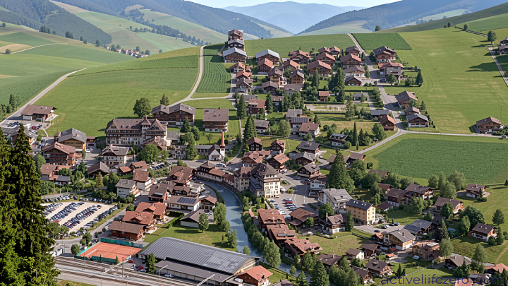 Looming rock collapse threatens Swiss village as thawing permafrost destabilizes the Alps