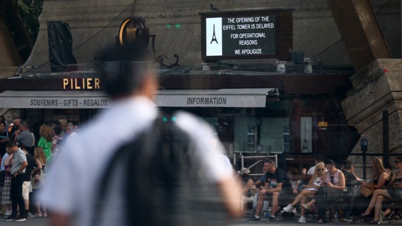 Eiffel Tower closed due to strike after female staff allegedly removed for religious group