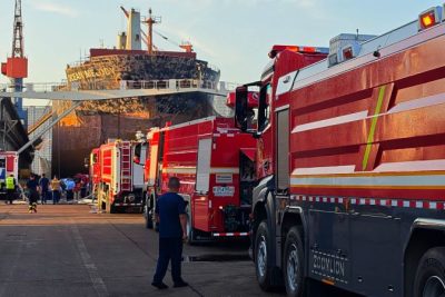 At least 25 dead after cargo ship catches fire in Chinese port, state media says