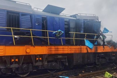 Security scare for Ex-CIA boss and former British PM as Russia strikes Ukrainian train