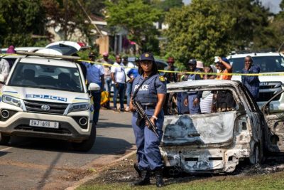 South Africa police launch manhunt after 17 killed in tavern shooting