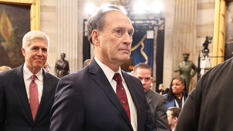Alito recuses himself from major Supreme Court climate change case