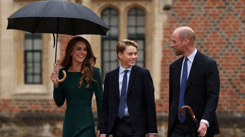 Prince George arrives at Eton, the elite school that taught his father and 20 UK prime ministers