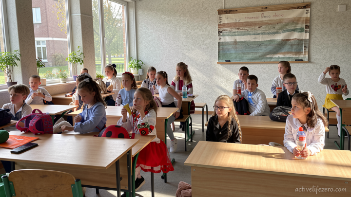 Children go underground as Ukraine starts new school year under constant Russian fire