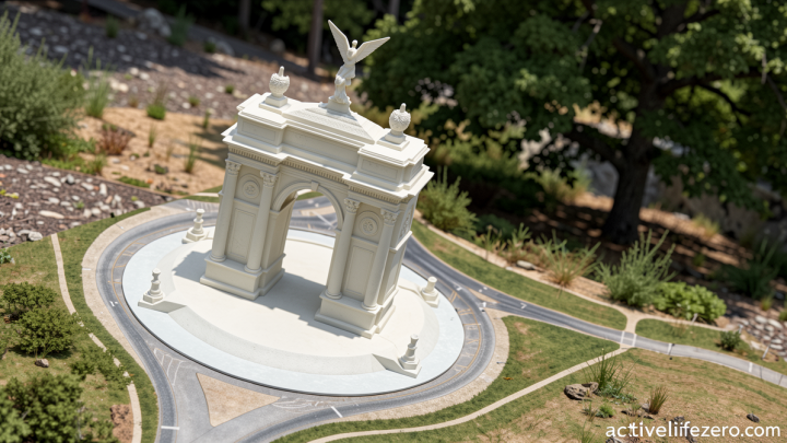 Trump administration plows ahead with groundbreaking for the president’s ‘triumphal arch’