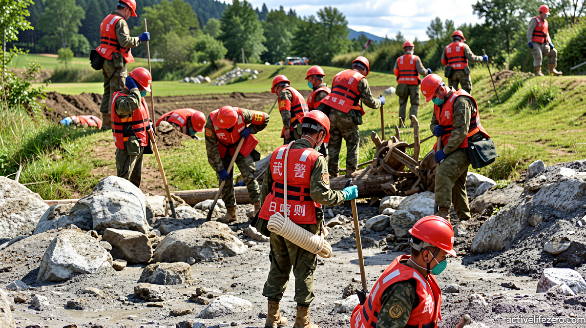 On the ground in China’s wiped-out border zone, the fate of hundreds is still unknown