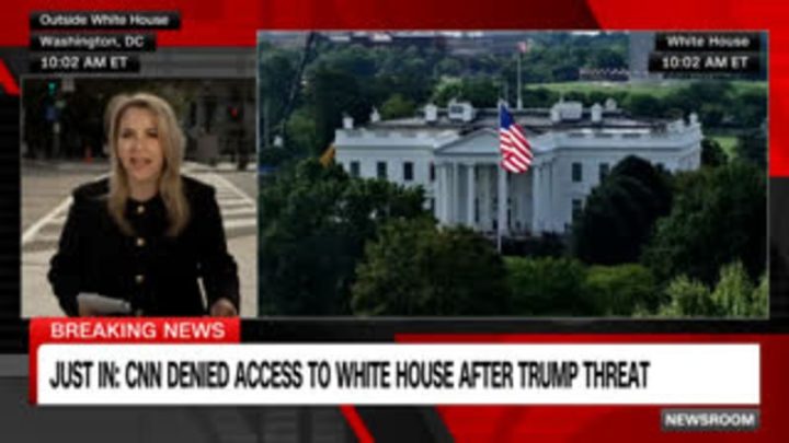CNN, MS NOW and Politico denied access to White House after Trump ‘ban’
